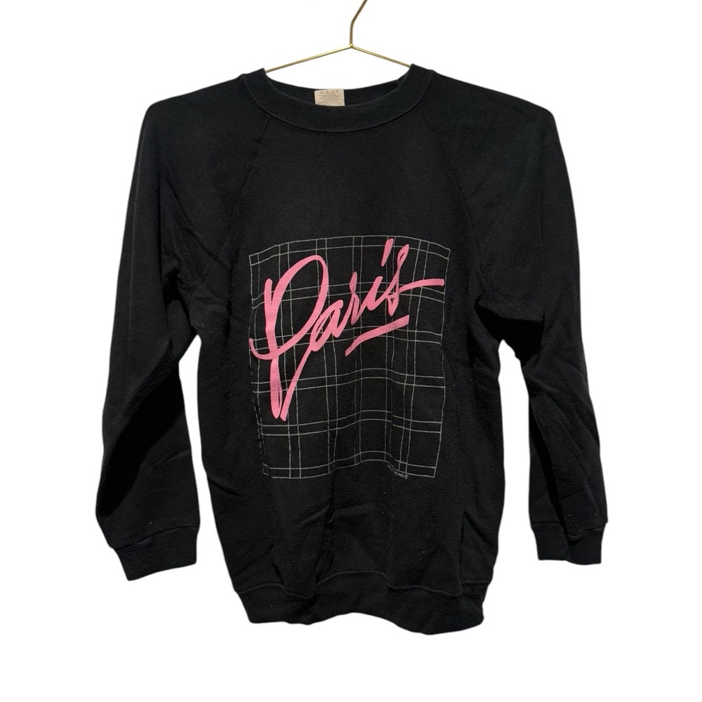Vintage Paris Sweatshirt Made in France Size Medium